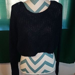 🍊 LAST CHANCE Abercrombie Navy Blue Crop Top